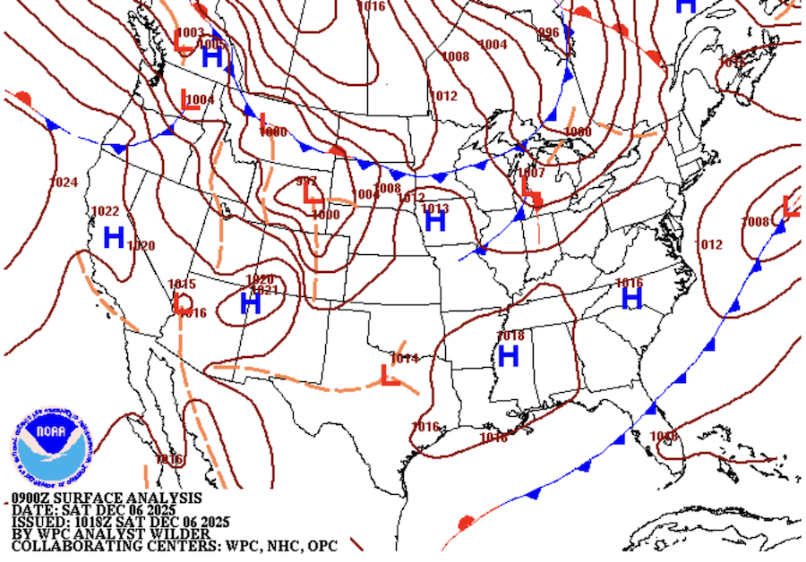 NOAA 7 Day Map